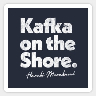 Haruki Murakami - Kafka On The Shore  // Retro Fan Art Design Sticker